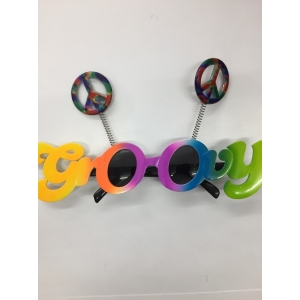 Rainbow Groovy Glasses - Novelty Glasses